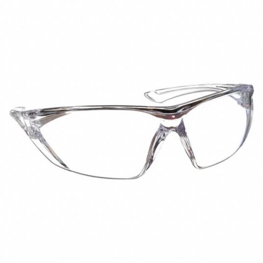 BOUTON OPTICAL, Wraparound Frame, Frameless, Safety Glasses 36MY32