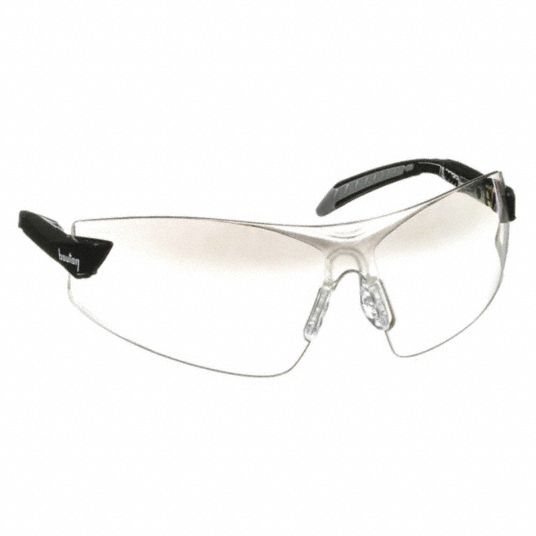 BOUTON OPTICAL, Wraparound Frame, Frameless, Safety Glasses 36MY39250340031 Grainger