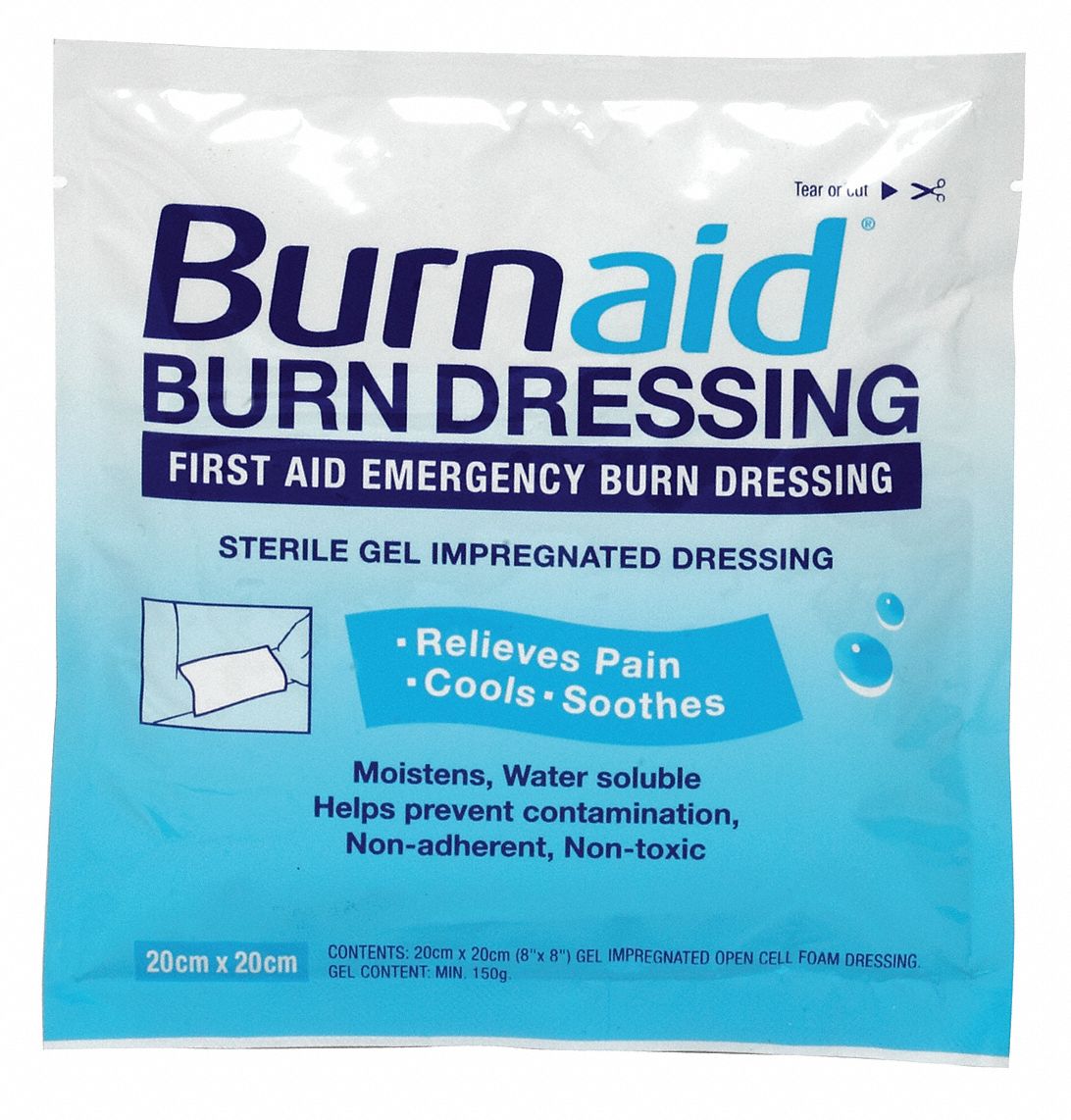 BURNAID Burn Dressing, Unitized, Sterile, Surgical Foam Impregnated ...