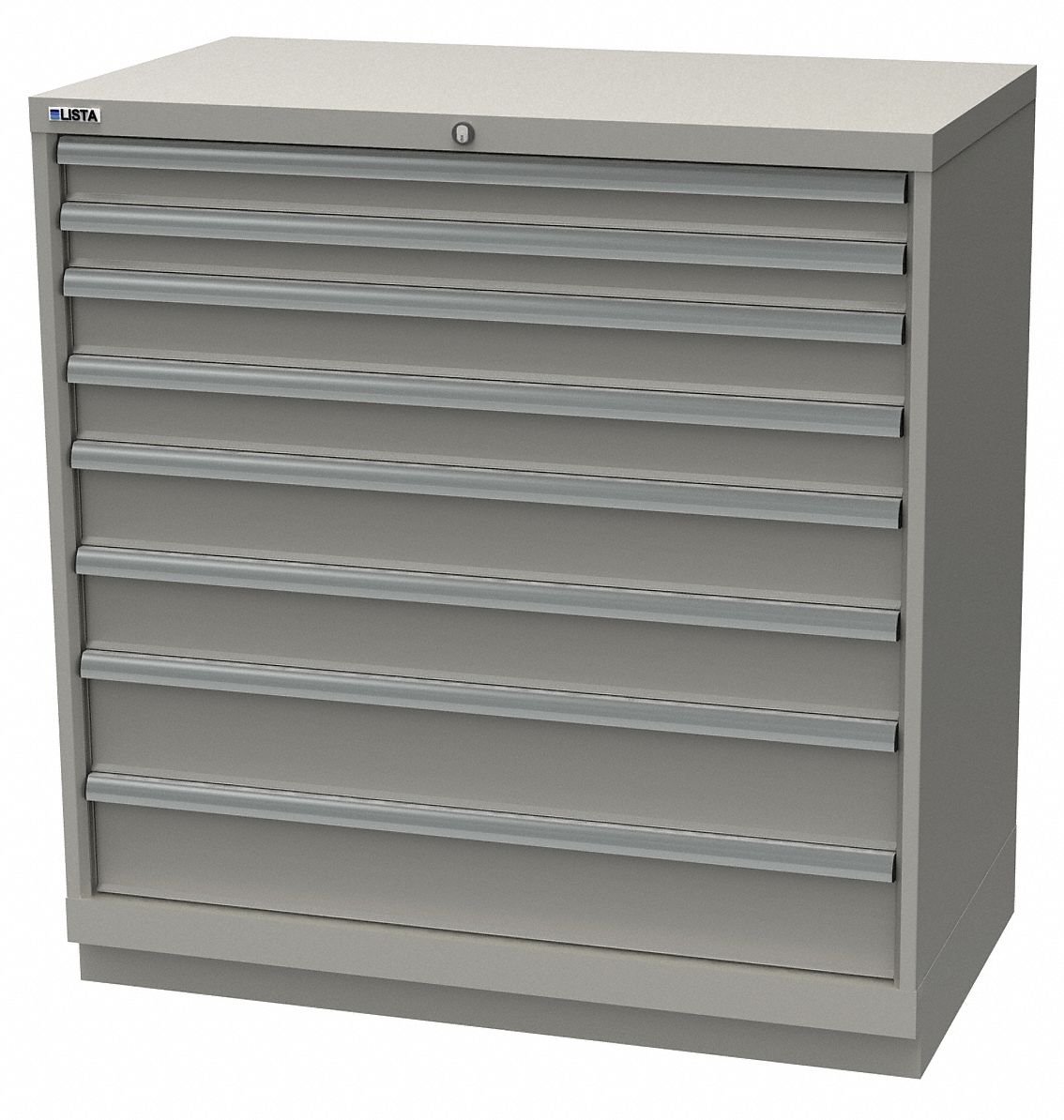 LISTA Gabinete Modular con Cajones, Fijo, 41-3/4" Alto, 40-1/4" Ancho