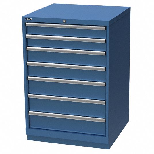 LISTA, 28 1/4 in x 28 1/2 in x 39 3/8 in, 7 Drawers, Modular Drawer ...