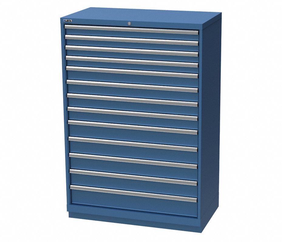 LISTA Gabinete Modular con Cajones, Fijo, 59-1/2" Alto, 40-1/4" Ancho