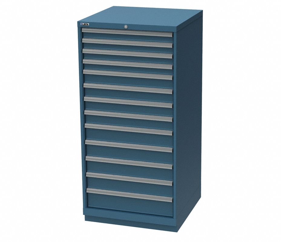 LISTA Gabinete Modular con Cajones, Fijo, 59-1/2" Alto, 28-1/4" Ancho