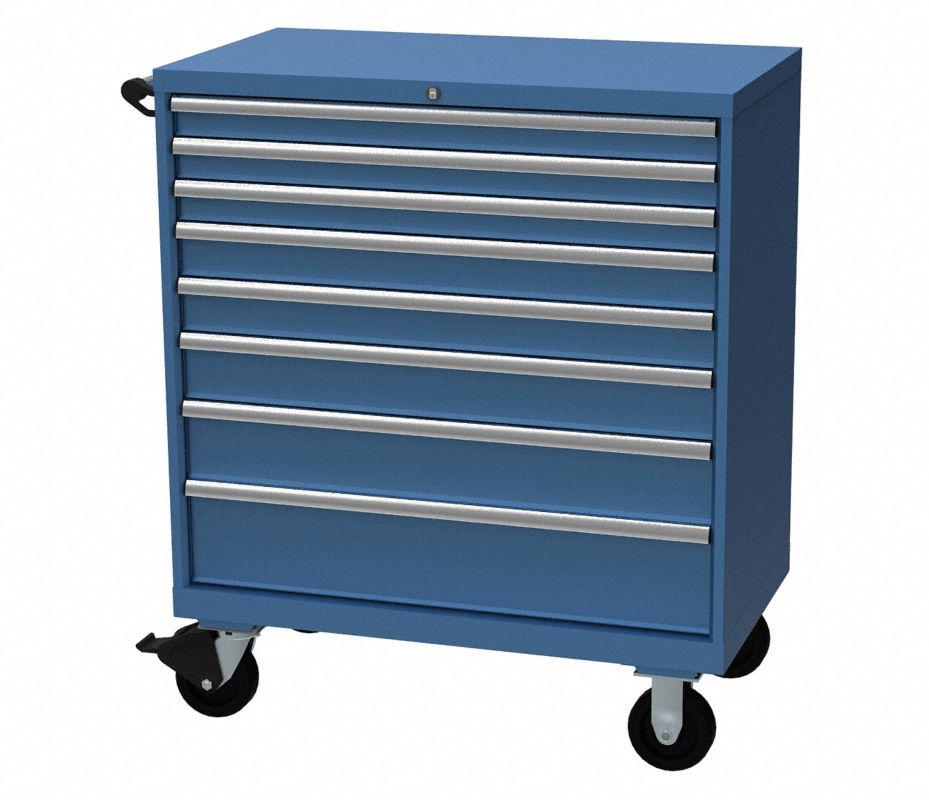 LISTA Gabinete Modular con Cajones, Móvil, 47-1/2" Alto, 40-1/4" Ancho