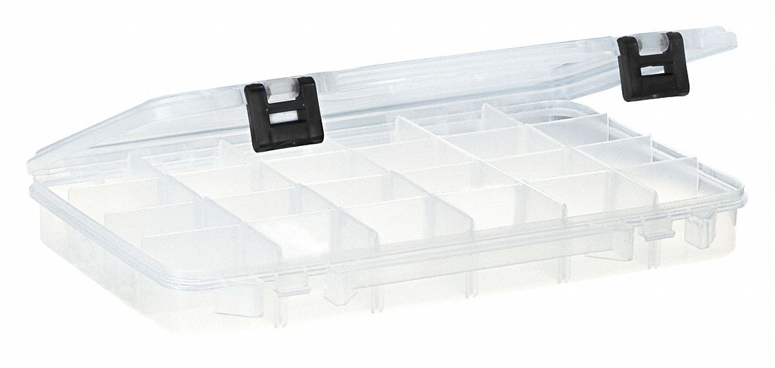PLANO MOLDING Compartment Box, 4 Compartments, Clear - 36N210|2-3700-02 ...