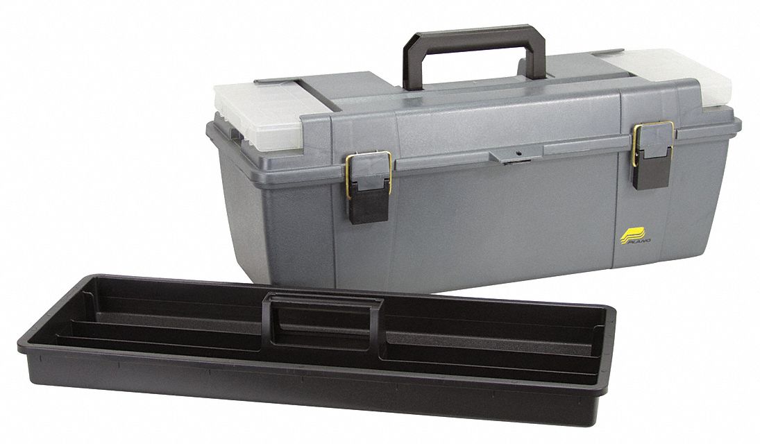 927900-9 Plano Molding Plastic, Tool Box, 13-1/2Overall Width,  5-5/8Overall Depth, 5-5/8Overall Height