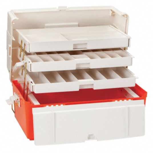 EMT Tackle Box - Plano (Orange) - A-1 Medical Integration