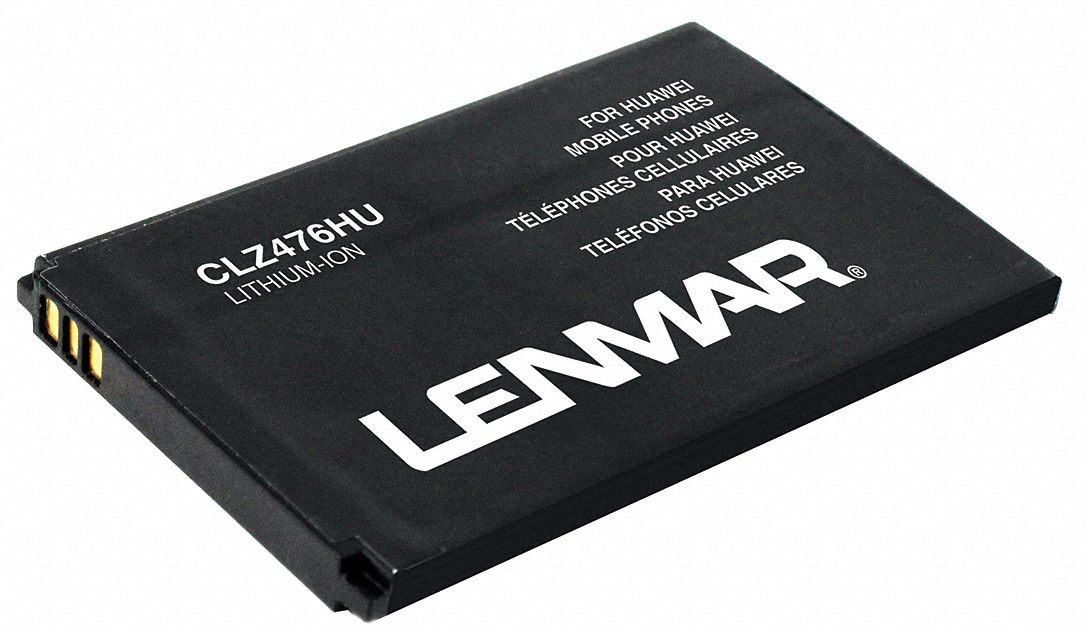 LENMAR Cellphone Battery, 1500mAh, For Huawei 36N254CLZ476HU Grainger