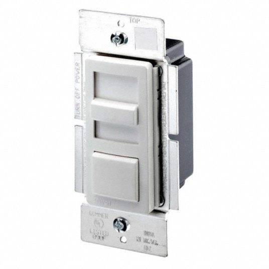 LEVITON Push Button, Slide Lighting Dimmer, CFL, Incandescent, LED
