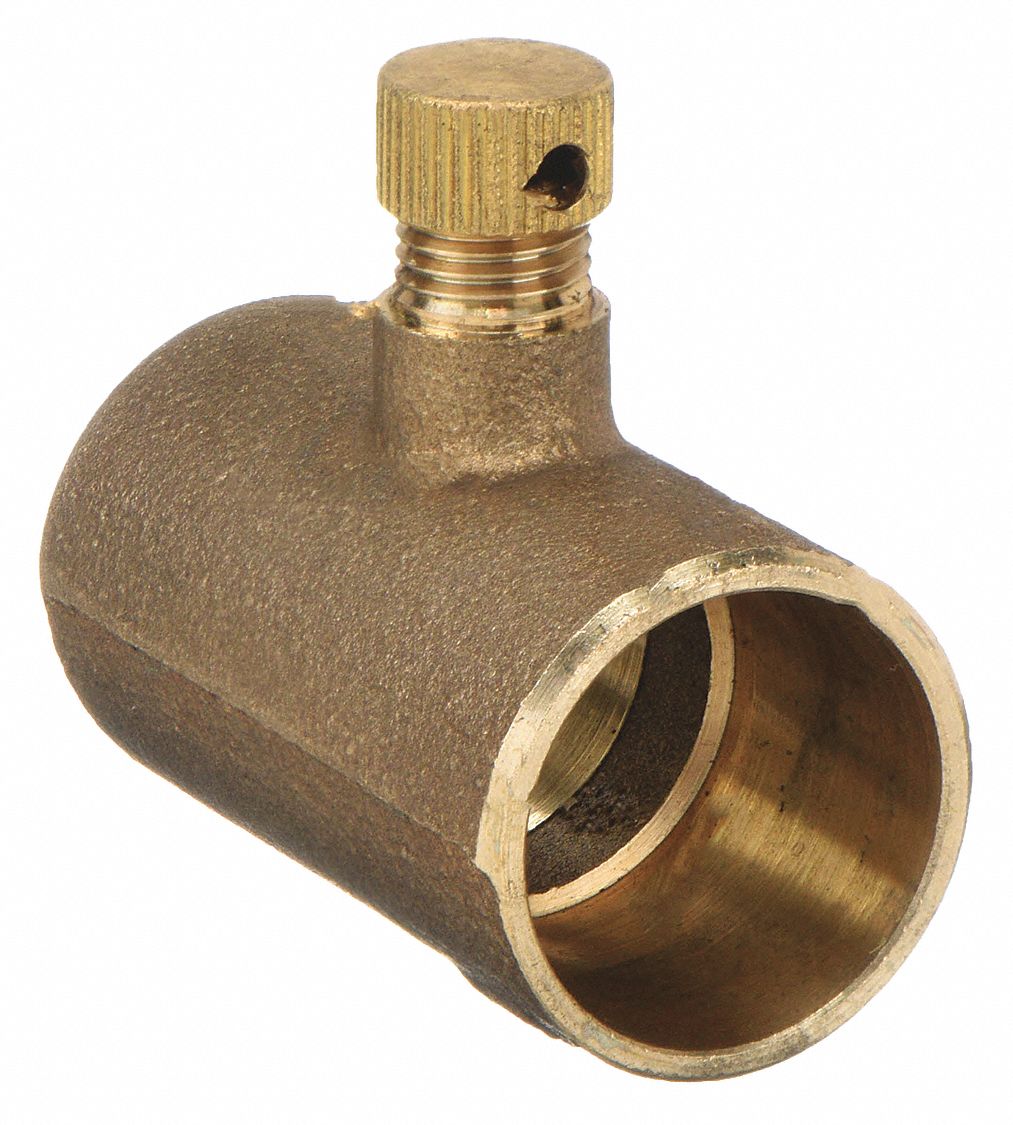 DRAIN COUPLING: CAST BRONZE, CUP X CUP, ¾ IN X ¾ IN COPPER TUBE SIZE