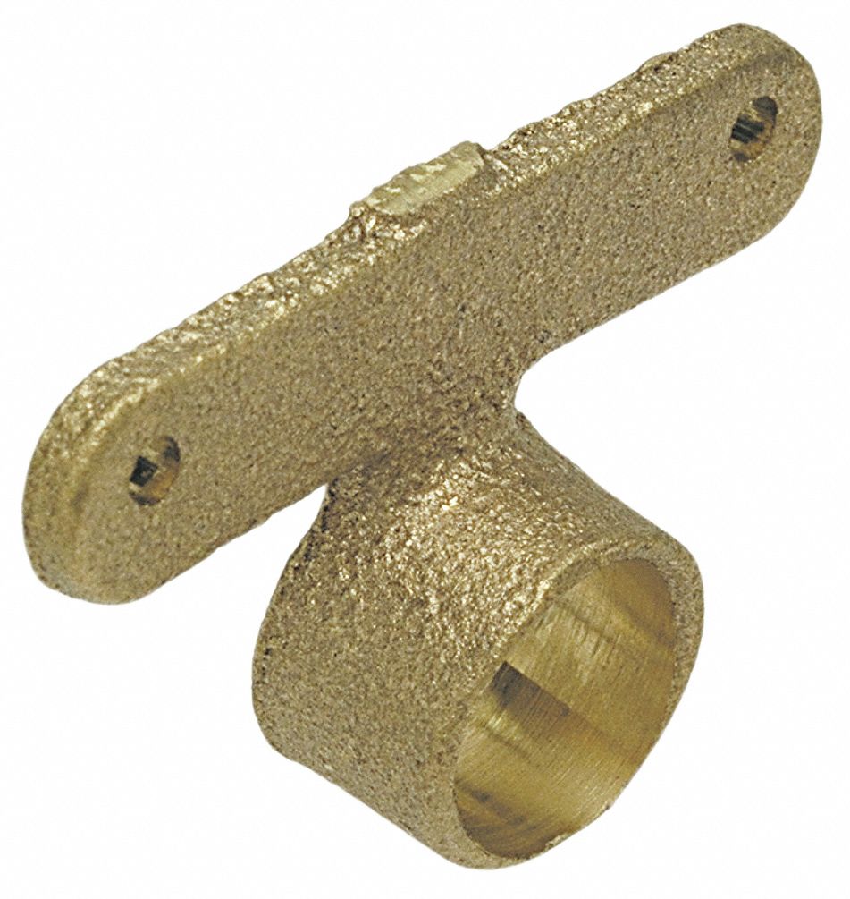 Pipe Hanger: 1/2 in CTS x 1/2 in CTS, Cup x FTG, Hi Ear, Bronze