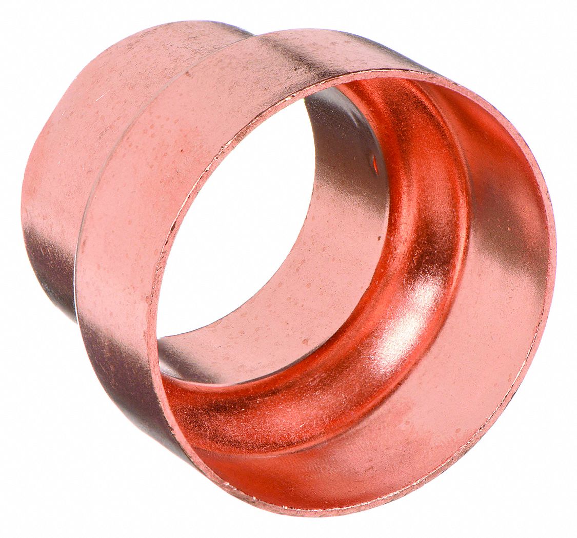 Wrot Copper, Cup x Cup, Reducing Coupling with Stop 39R623901R 2X11