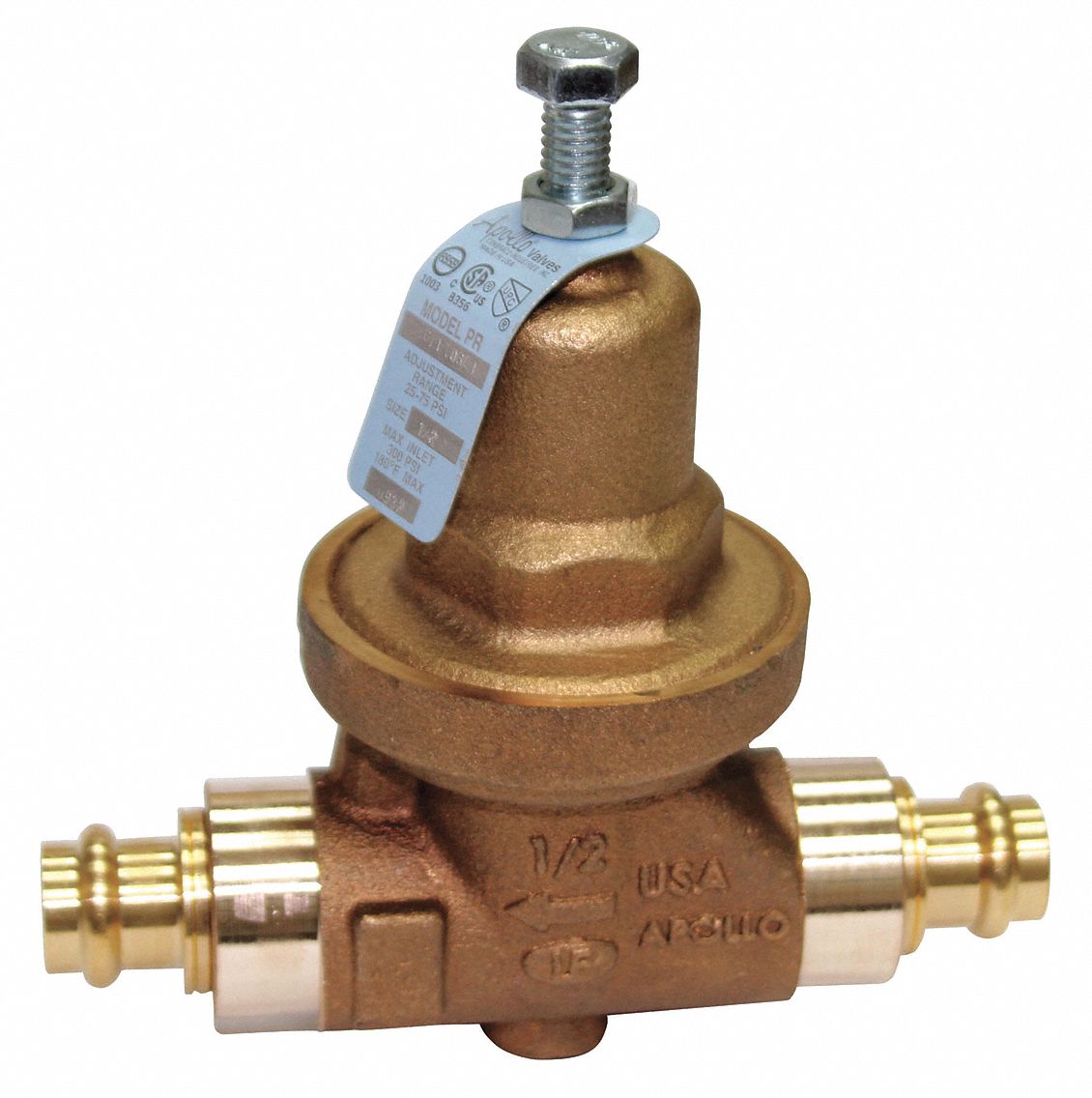 APOLLO Water Pressure Reducing Valve, Standard Valve Type, Lead Free