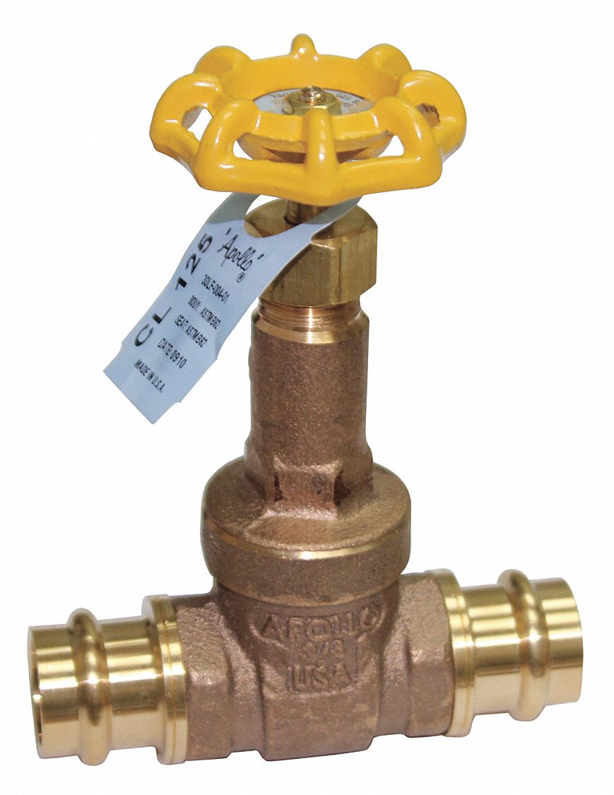 Gate Valve,1/2 In.,Low Lead Bronze