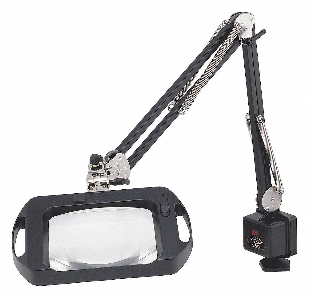 O.C. WHITE, Fluorescent, 1.75x, Rectangular Magnifier Light 36NA98