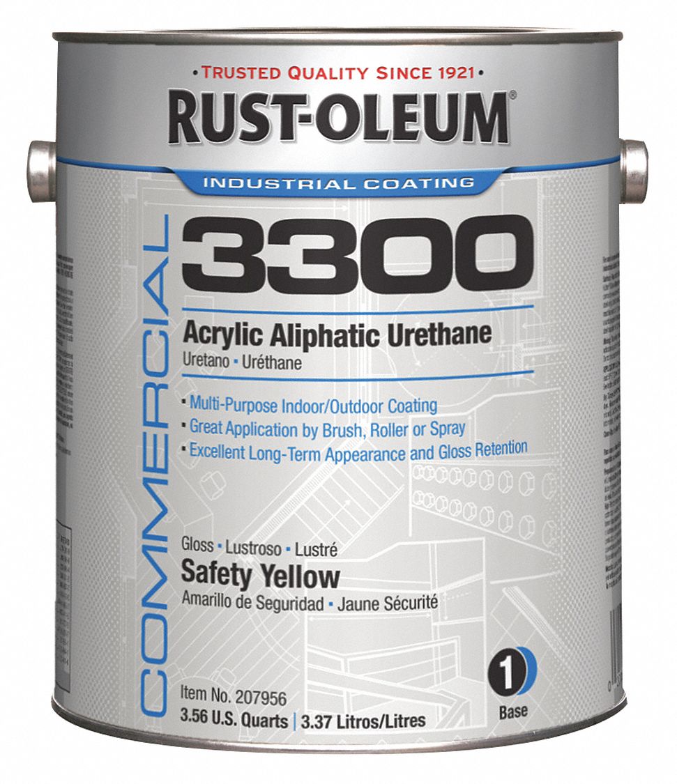 RUSTOLEUM, Acrylic Urethane, Base, Urethane Finish 36ND70207956