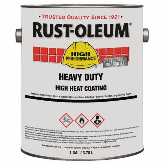 RUSTOLEUM, Metal, Solvent, Heat Resistant Coating 36ND76286507 Grainger