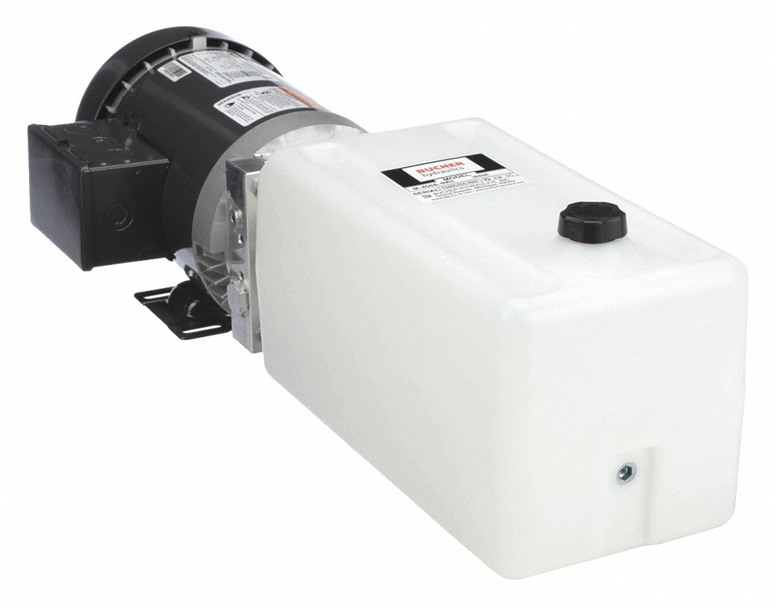 Hydraulic Power Unit: 1 gpm, 1, 500 psi Max. Pressure, 1 hp, 1.6 gal Reservoir Capacity