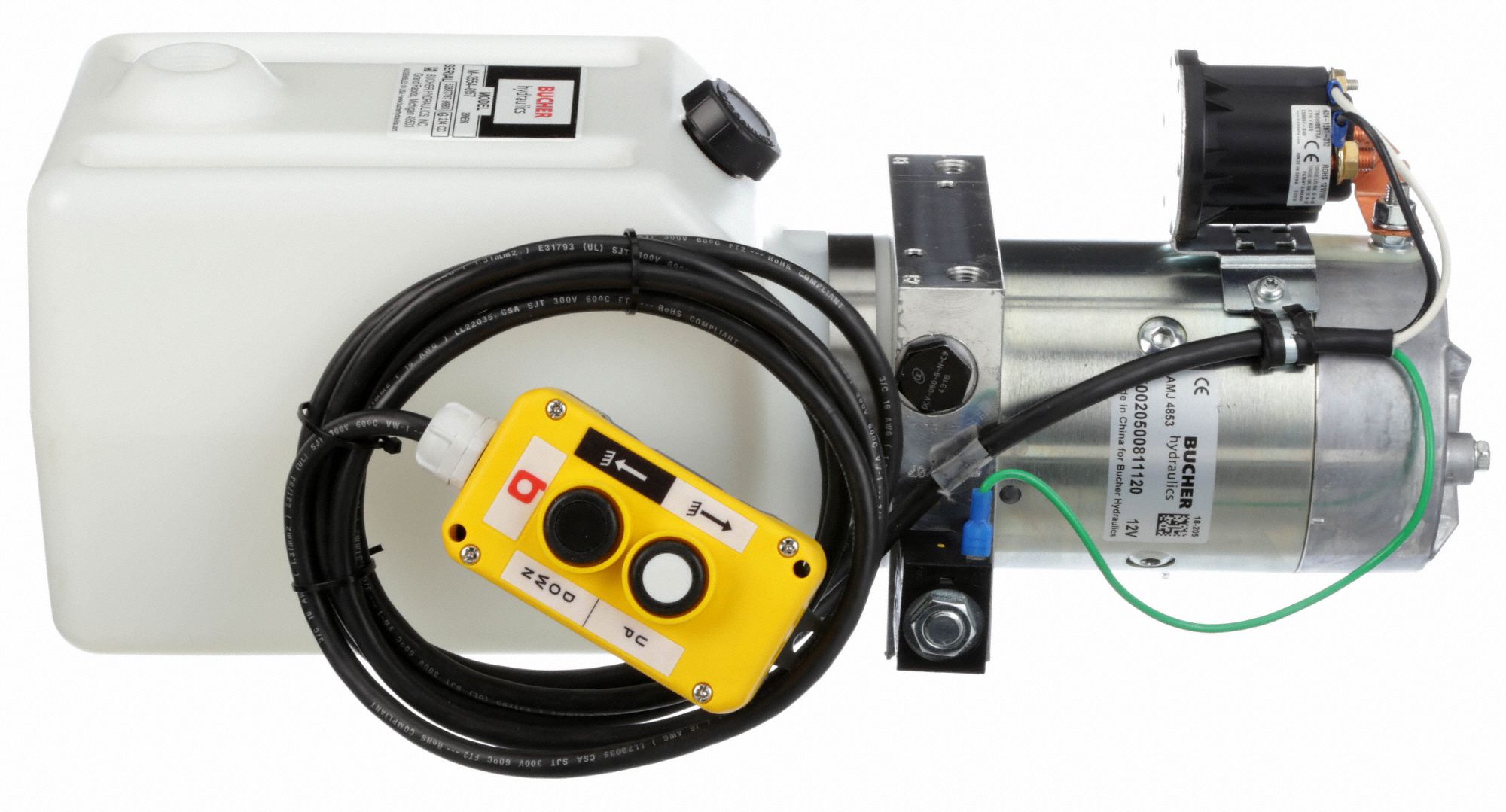 MONARCH Hydraulic Power Unit, 2.1 hp HP, 12V DC, 3,000 psi Max