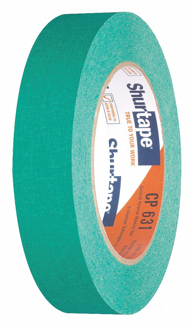 Shurtape CP 631 Masking Tape, Green, 24mm, PK36