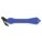 HOOK-STYLE SAFETY CUTTER, 7 IN OVERALL L, STRAIGHT HANDLE, PLAIN, STEEL, BLUE, 10 PK