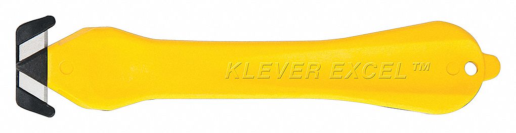COUTEAU JAUNE 7PO TETE DOUBLE