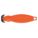 SAFETY CUTTER, 5 3/4 IN OVERALL L, OVAL HANDLE, TEXTURED, STEEL, ORANGE, 10 PK