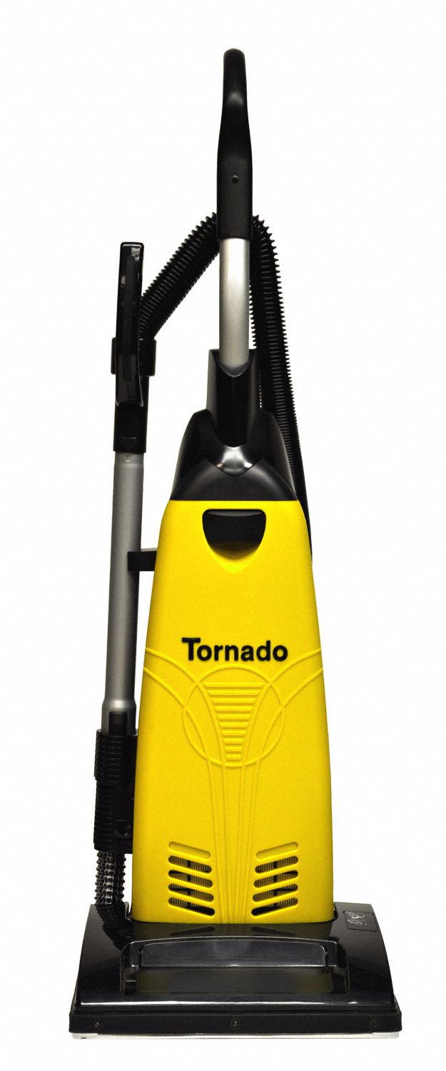 TORNADO Upright Vacuum 14 in Cleaning Path Wd, 120 cfm Vacuum Air Flow