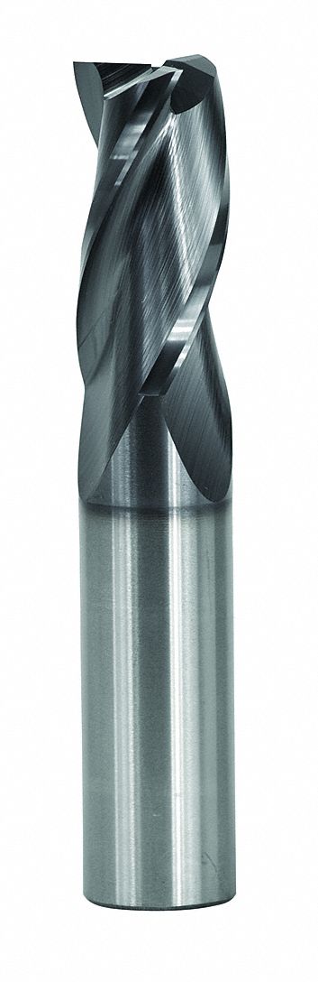 End Mill,  1/2" Dia,  1" Cut,  Carbide