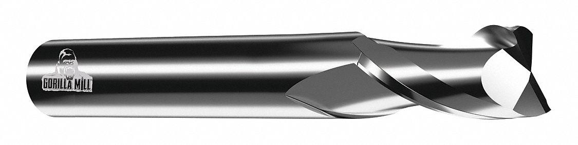 Sq. End Mill, Single End, Carb, 1"
