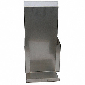 SCOOP HOLDER, STAINLESS STEEL, 5⅞ X 13¼ X 3⅝ IN, FOR SCOTSMAN MODULAR ICE BINS