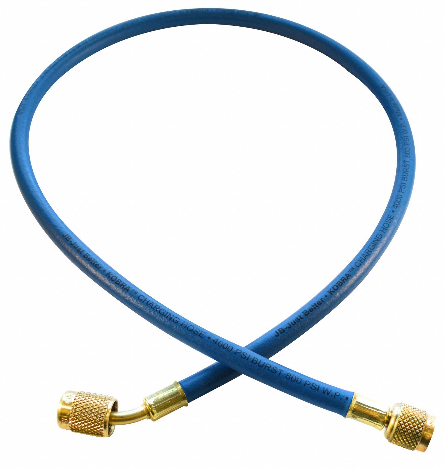 JB INDUSTRIES Charging/Vacuum Hose, Low Loss 1/4 in Female Connection