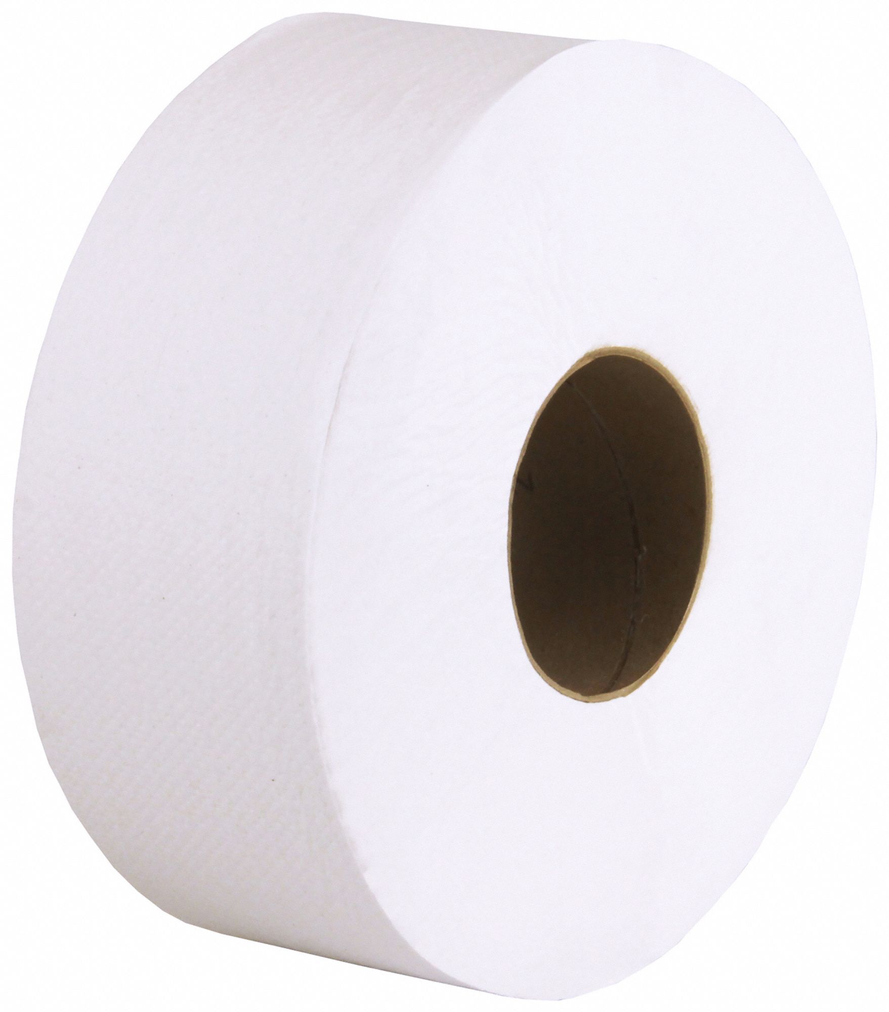 TOUGH GUY Toilet Paper Roll: 1 Ply, Continuous Sheets, 2,000 ft Roll Lg ...