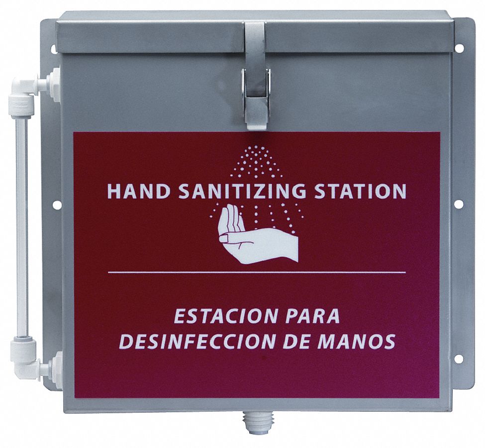 Hand Sanitizer Dispenser: Auto, Alpet E3 Series, Silver, Semi Gloss