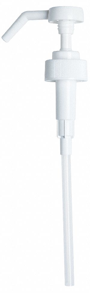 HAND SANITIZER PUMP KIT, 7 IN OVERALL H, 3 IN OVERALL W, CLEAR