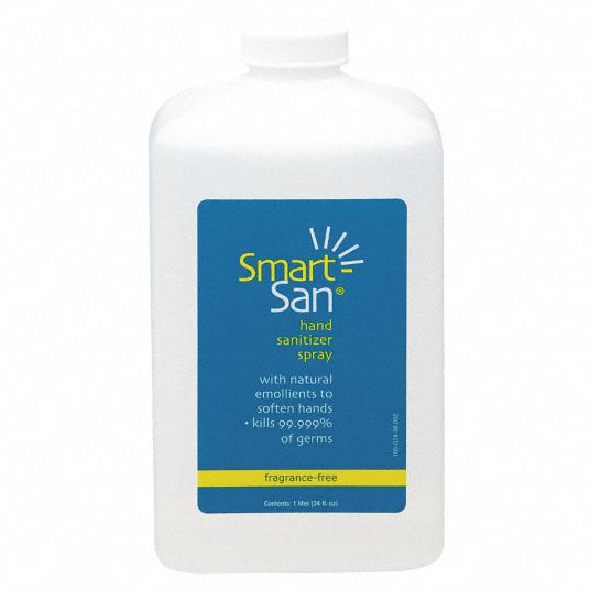 BEST SANITIZERS, INC., Liquid, Pump Bottle, Hand Sanitizer 36P179