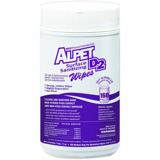 WATER-BASED DEGREASER WIPES WIPES DISCOVERT D5