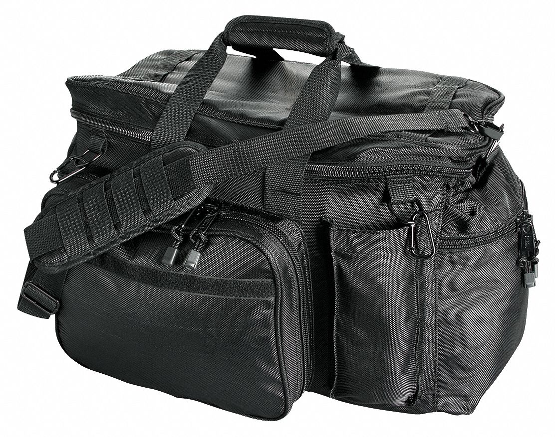 UNCLE MIKE'S Black Patrol Bag, 1680D x 1680D Side-Armor, 21 in Length ...