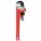 PIPE WRENCH, CAST IRON, 8 IN JAW CAPACITY, SERRATED, 60 IN OVERALL L, I-BEAM