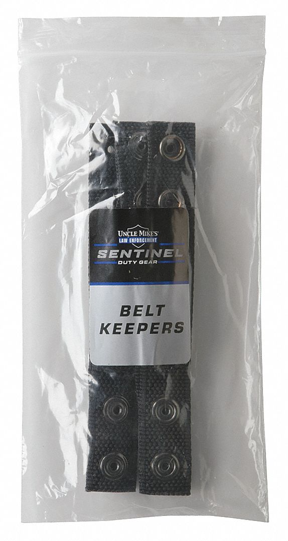 Belt Keeper: Nylon, 3/4 in Wd, Black