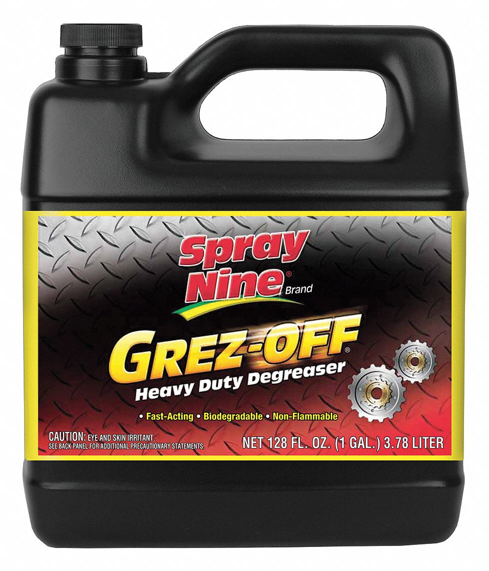 Degreaser: Water Based, Jug, 1 gal Container Size, Ready to Use, 1% VOC Content, 4 PK