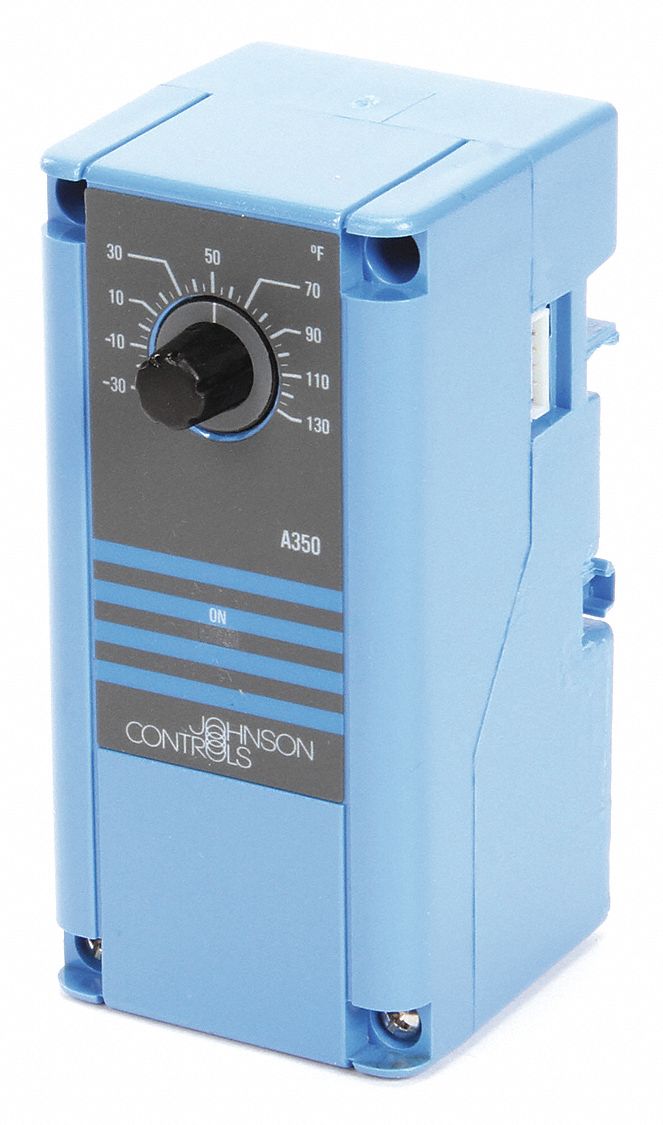 TEMPERATURE CONTROL, 1-STAGES, HEAT/COOL, -30 TO 130 ° F, ANALOG, 1, SPDT, 120V AC/240V AC