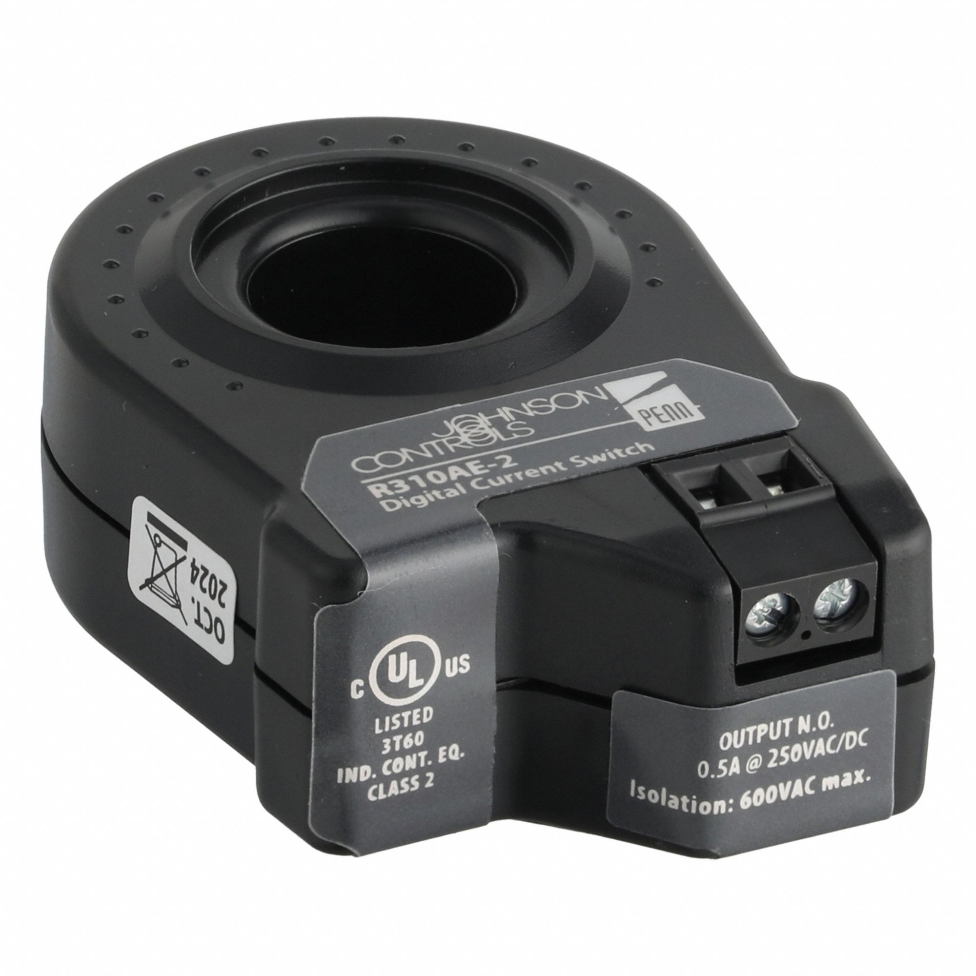 JOHNSON CONTROLS, Surface Mounted, 200 A Current Rating, Current Sensor ...