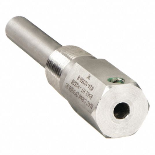 JOHNSON CONTROLS, Direct Mount with Setscrew, Stainless Steel