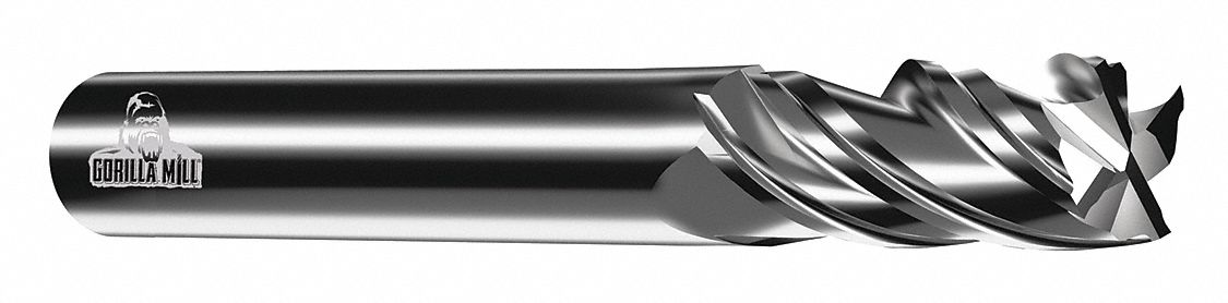 Sq. End Mill, Single End, Carb, 1"