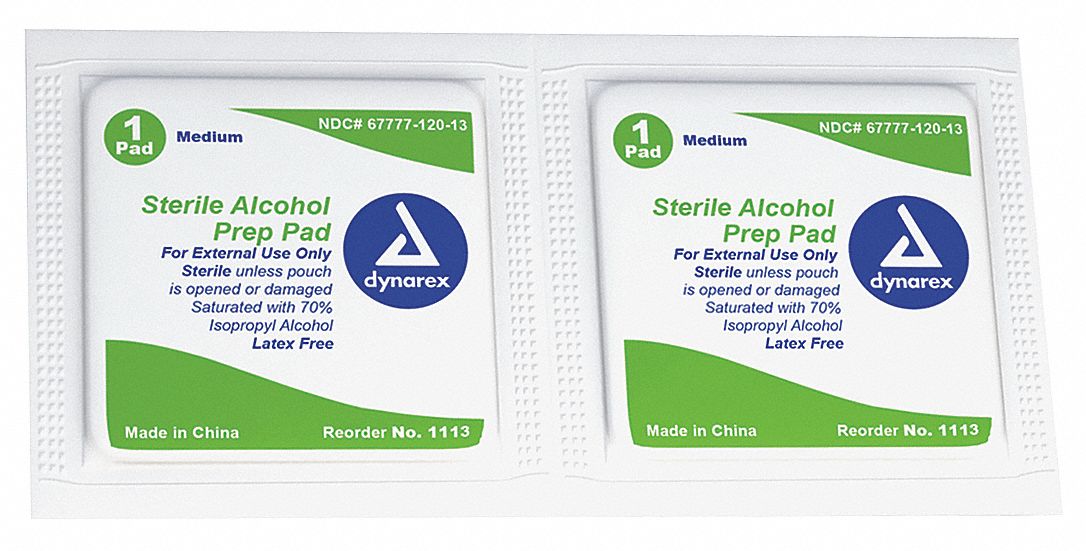 alcohol pads sds