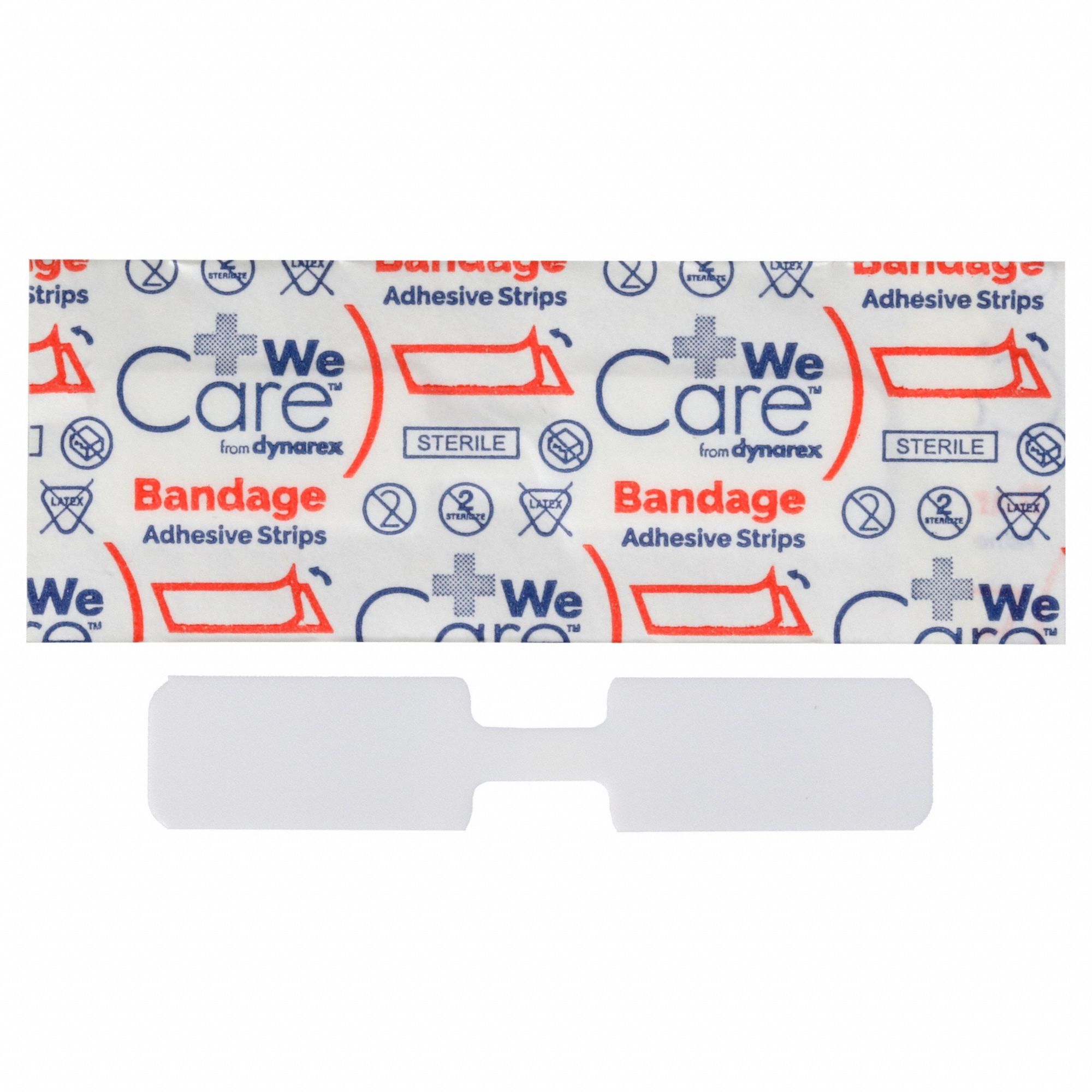 Wound Seal: Butterfly Wound Closures, 3/8 in Wd, 1 7/8 in Lg, Plastic, Waterproof