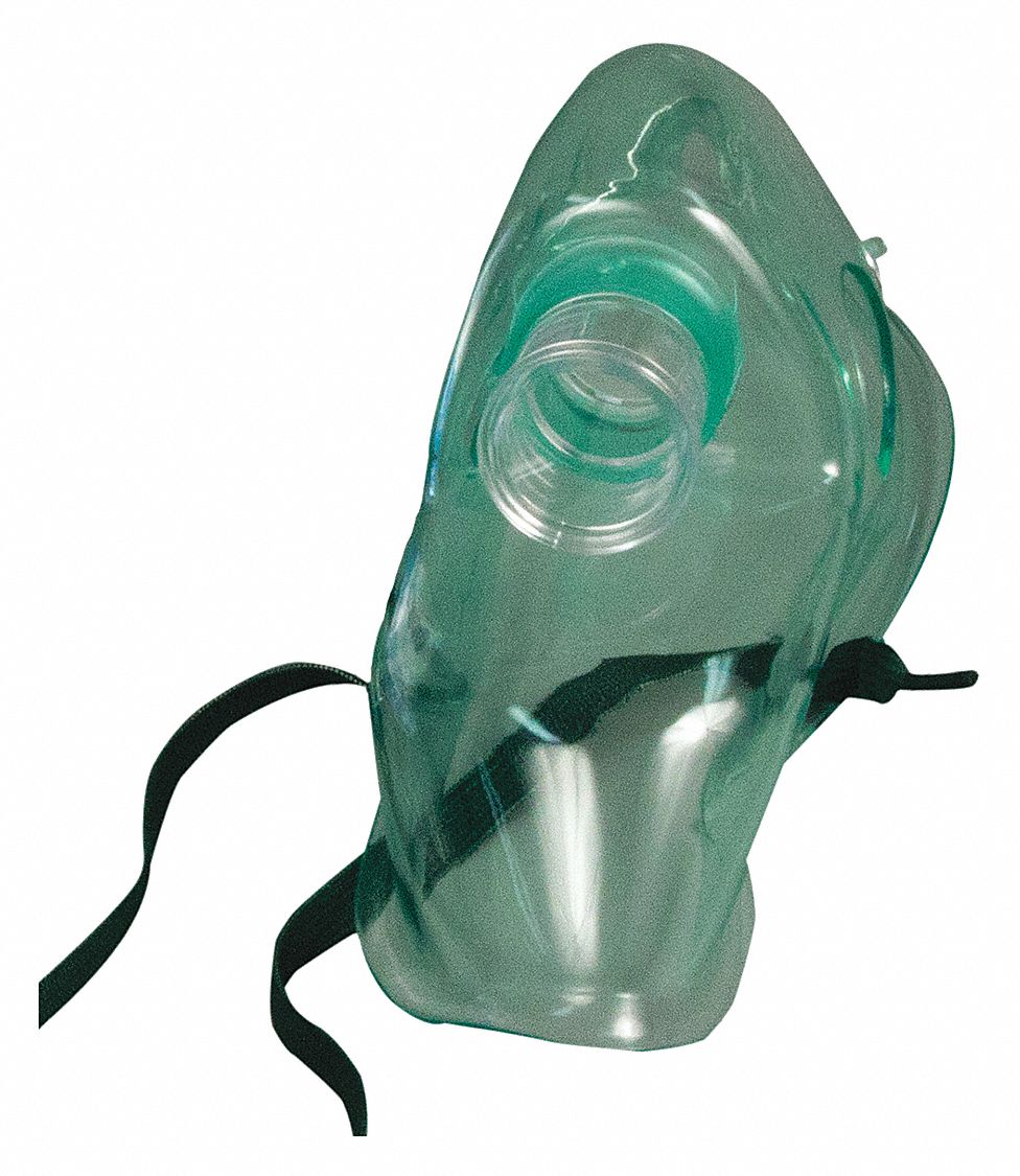 36PW31 - Aerosol Mask Adult Elongated Green PK50
