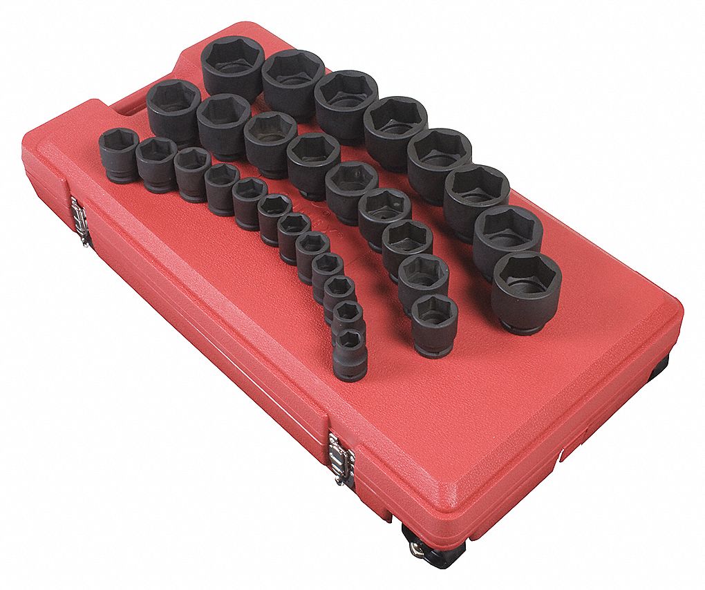 SOCKET IMPACT 3/4DR SAE 29PC