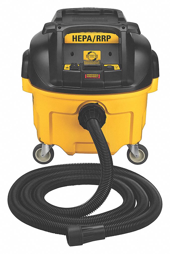 DUST EXTRACTOR, CORDED, 120V AC, 15A, 1⅞ HP, 8 GAL, 155 CFM, 20 X 20 X 20 IN, 1¼ IN HOSE DIA